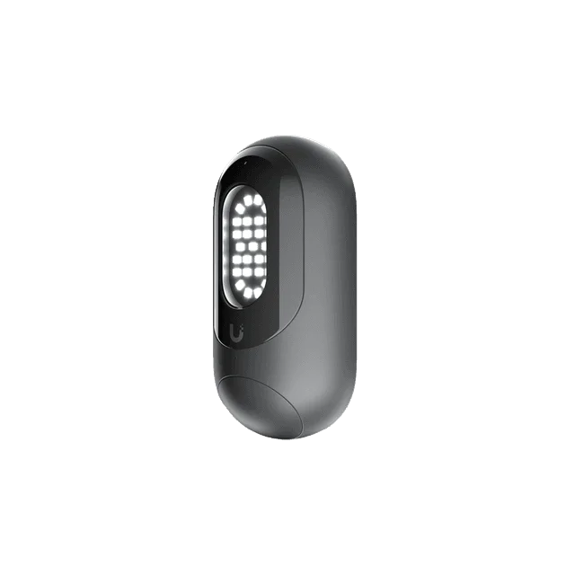 PoE floodlight for security camera coverage at night