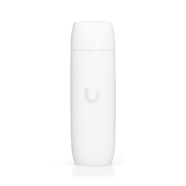 PoE adapter powering a business security camera